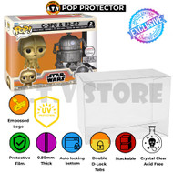 Pop Protector for Star Wars C-3PO & R2-D2 2-Pack | ATV 0.50mm UV Case for Disney 45th Anniversary Funko