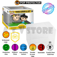 Pop Protector for Charlie Brown & Lucy – Peanuts #1682 | Protective Case for Funko Pop Moment Peanuts Collectible