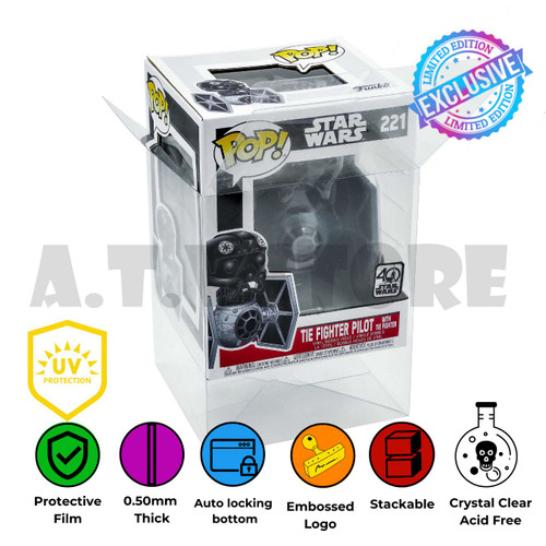 Darth Vader with Tie Fighter UV Pop Protector
