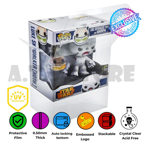  Luke Skywalker & Wampa (Hoth) UV Pop Protector
