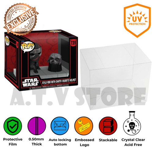 UV Protector For Funko Pop Kylo Ren with Darth Vader’s Helmet