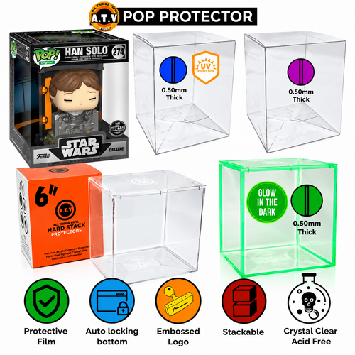 UV Protector For Funko Pop Star Wars Deluxe NFT Collection