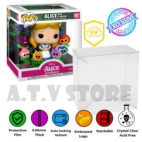 UV Protector for Funko Pop! Alice In The Worderland With Flowers