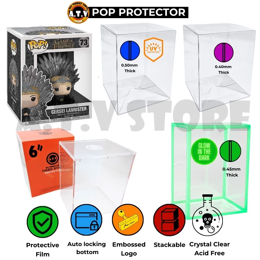 Funko Pop! Pop Protectors - LE 6250 Blacklight
