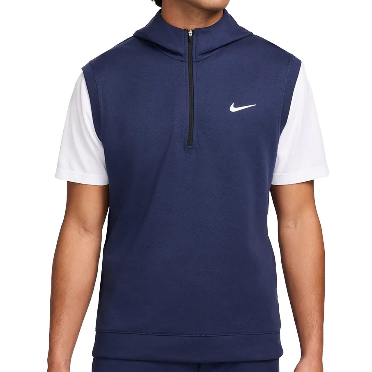 Nike Golf ノースリーブ ベスト M Nike Men's Tour Hooded 1/2 Zip Golf Vest - Golf Nation