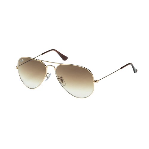 Ray-Ban Aviator Sunglasses, Men's, Gold/Light Brown Gradient