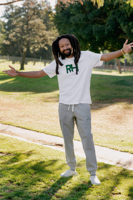 Recreational Habits Bogey Short Sleeve Tee with RH Cut Out in White