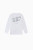Recreational Habits Fairway Unisex Long Sleeve Tee with Shield in White