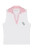 Recreational Habits Sleeveless Jessi Polo with Pink Collar