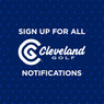 Sign up for all Cleveland product notifications