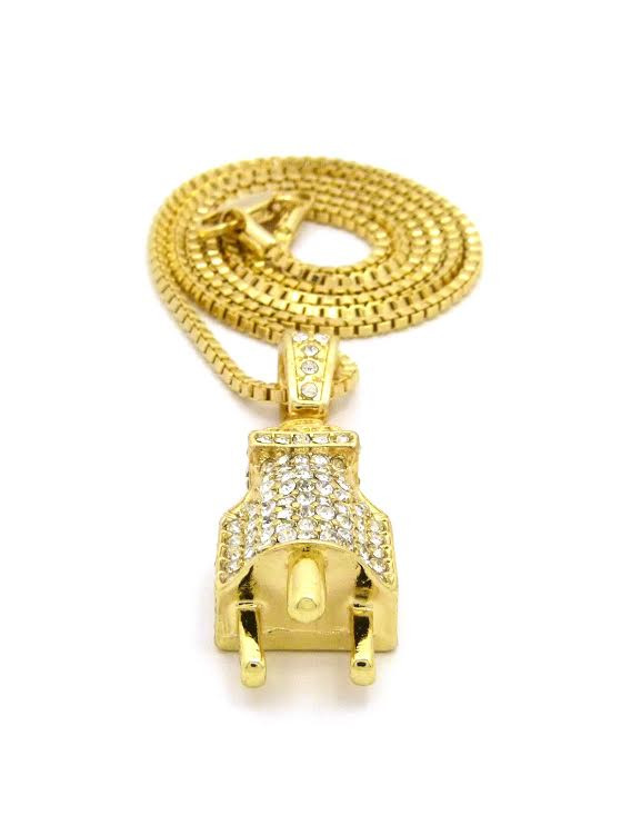 Exceptional 14K Gold Iced Out Hip Hop 