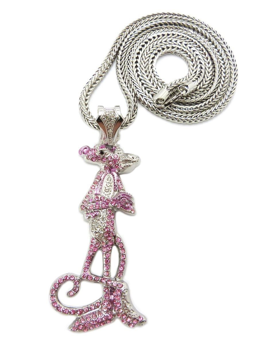 Pink Panther Silver/Silver Pendant 