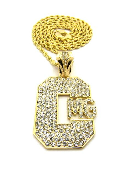 Yo Gotti Gold Iced Out Pendant w/FREE 36" Chain | Hot New Item!