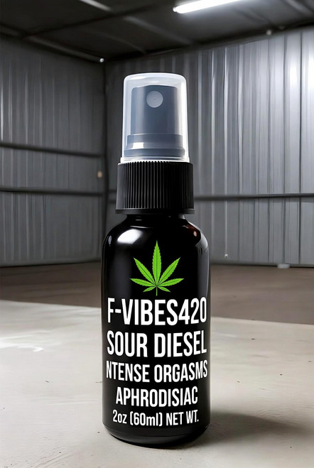 2 oz. F-Vibes 420 NEW Sour Diesel Organic Aphrodisiac Female Enhancer 10X