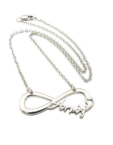 New BTS Army Kpop Fan Infinity Pendant & 18" Link Chain Fashion Necklaces