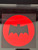 1966 Authentic Batman Sticker RED | Vibrant Colors NEW | Old Stock