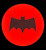 1966 Authentic Batman Sticker RED | Vibrant Colors NEW | Old Stock