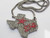 "Texas 214 STAR Iced Out State Hip Hop Pendant & Chain