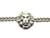 "Lionhead Silver Single Row Bracelet