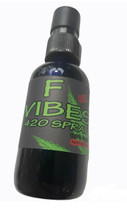 F-Vibes 420 OGK strain Aphrodisiac  CBD | THC massage oil 2 Oz. Lubricant LIMITED RUN