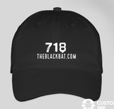 The Black Bat  718 cap Adjustable Hat- Super Limited