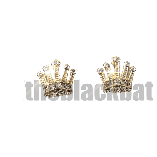 rolex crown earrings