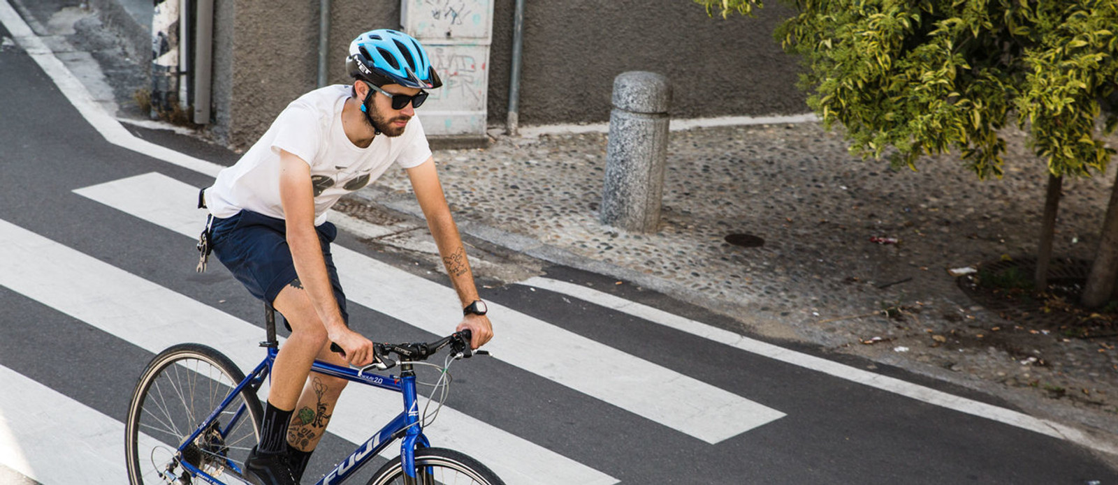 Active Crossover Yellow Helmet (M)