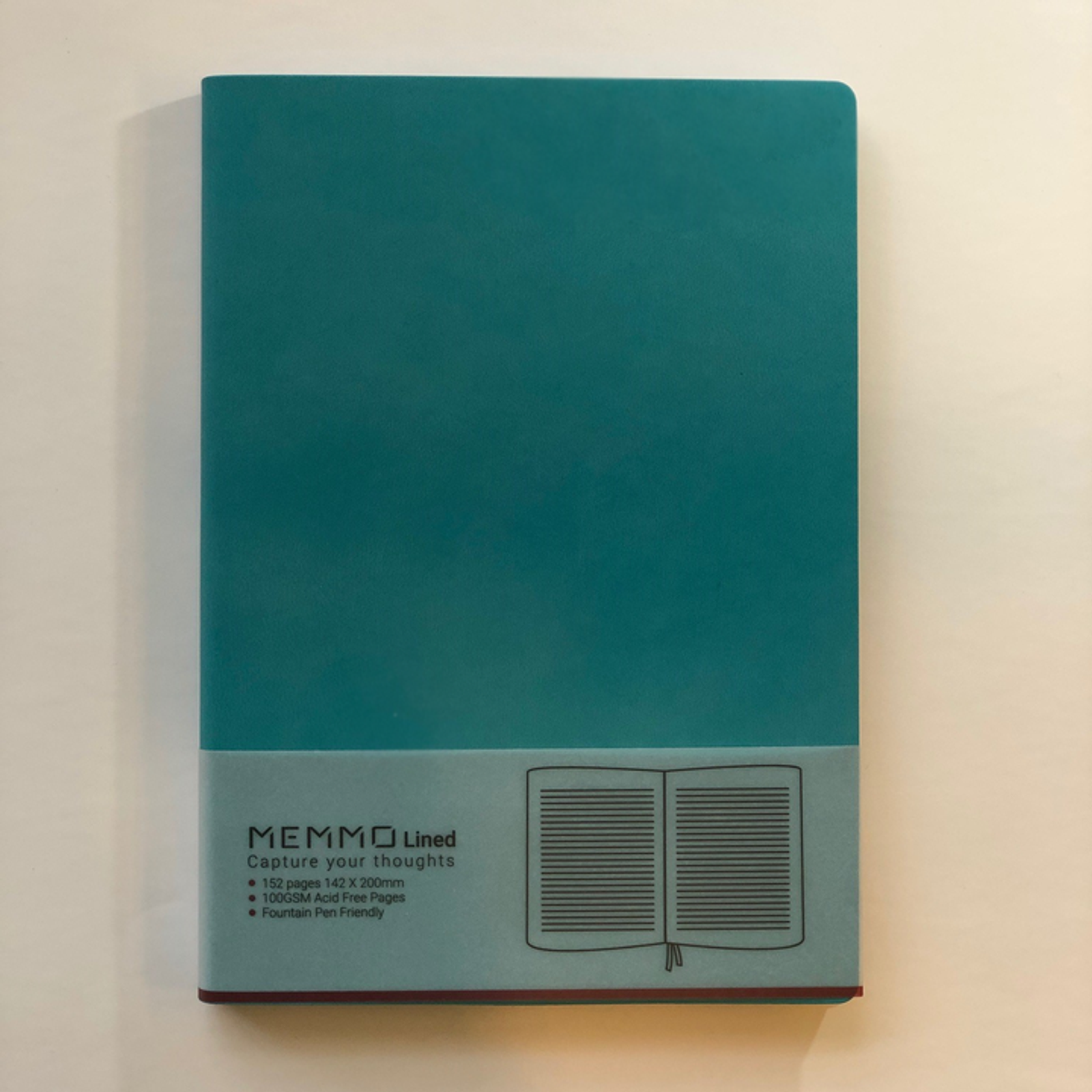 Memmo Lined Notebook A5 - Tiffany