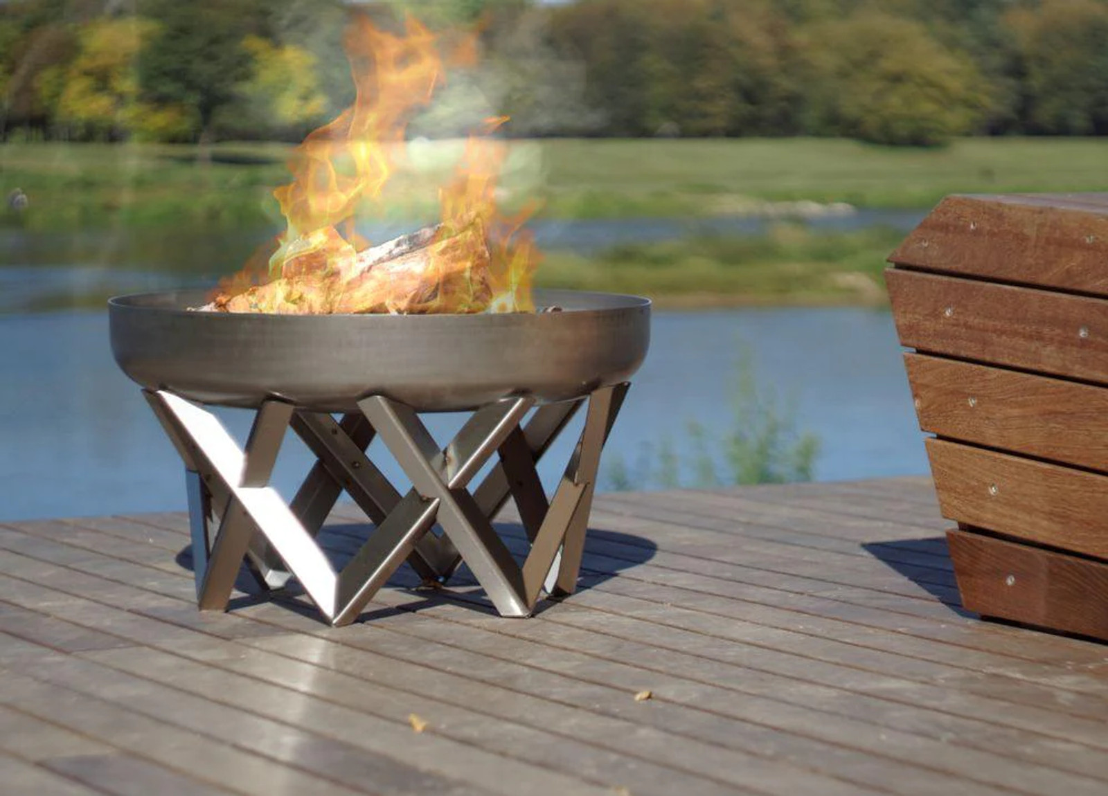 Alfred Riess - Curonian Steel Fire Pit - Medium