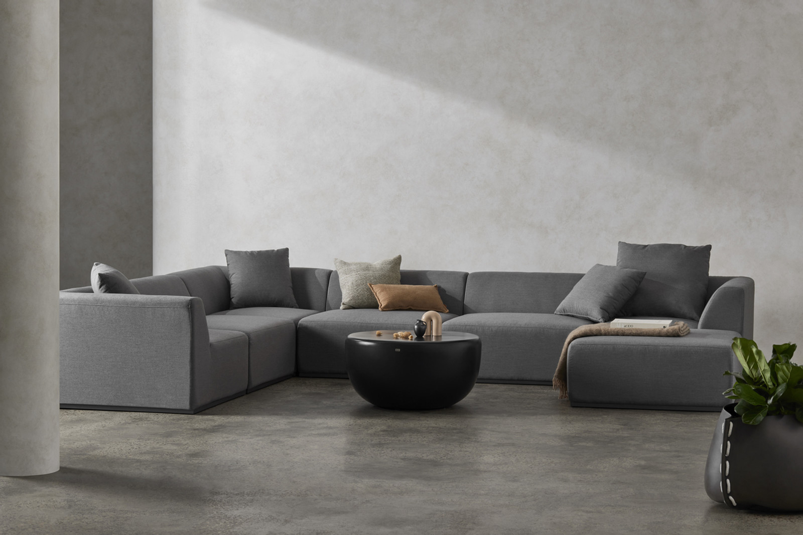 RELAX Modular 6 L-Sectional Sofa