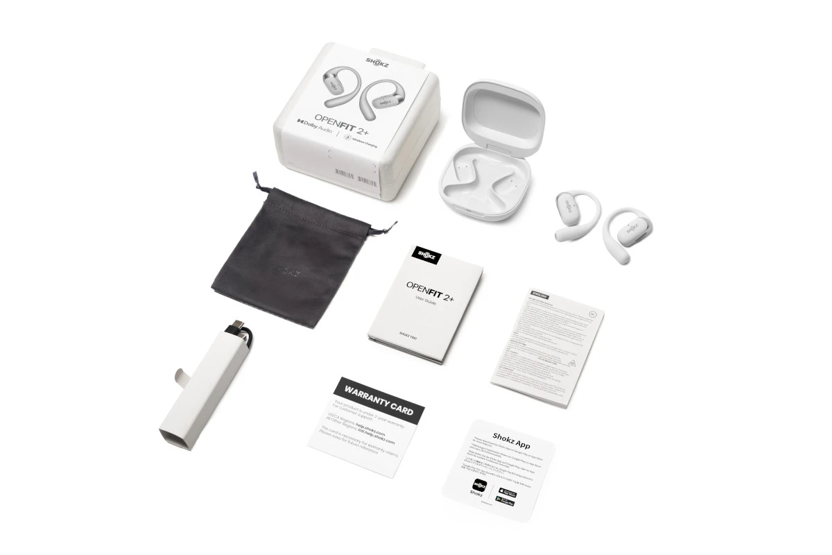 SHOKZ OpenFit 2+ True Wireless Earbuds