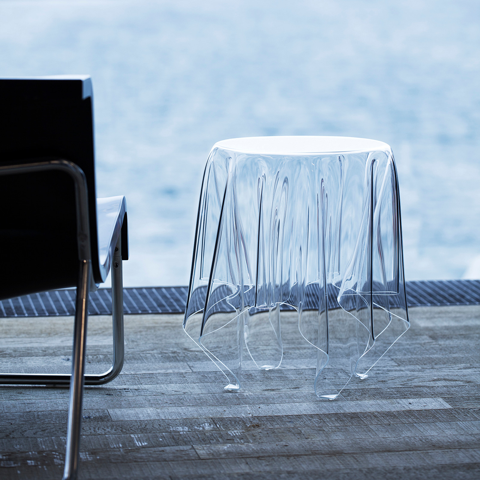 Illusion Clear Side Table