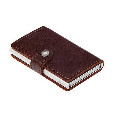 RFID Safe Miniwallet - Dark Brown