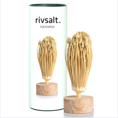 Rivsalt Toothpick with oak stand