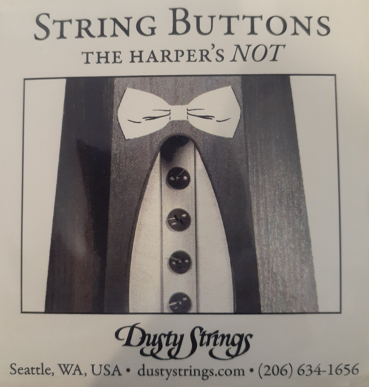String Buttons from Dusty Strings - Harp District