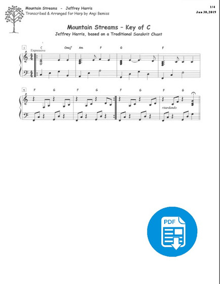 Mountain Streams arr. by Angi Bemiss - PDF Download