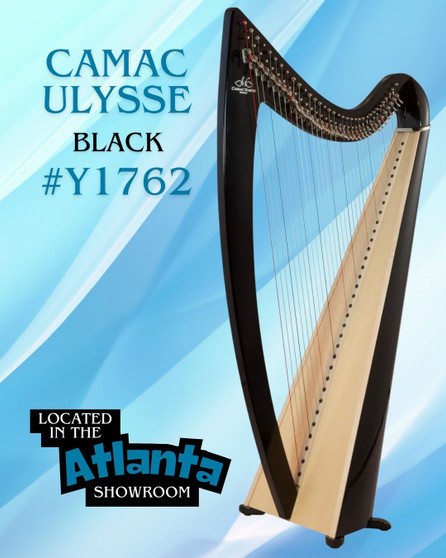Camac Ulysses- 34 String Carbon Fiber Harp (Black #Y1762 New)