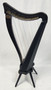 Dusty Strings Ravenna 26 Ebony New #25433 with Loveland levers
