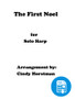 The First Noel for Solo Harp arr. by Cindy Horstman - PDF Download