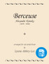 Berceuse for solo pedal harp arr. by Lynne Abbey-Lee PDF Download