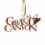 Grand Canyon Elk Hammered Copper Ornament Close Up Grand Canyon Elk Hammered Copper Ornament Close Up