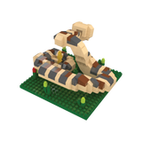 Western Diamondback Rattlesnake Mini Building Blocks (4)