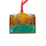 Grand Canyon Cutout Glitter Filled Ornament (3)