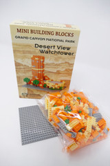Desert View Watchtower Mini Building Blocks (6)