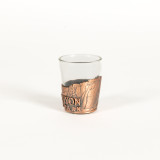 Grand Canyon Embossed Metal Wrap Shot Glass Right Side