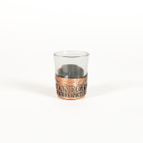 Grand Canyon Embossed Metal Wrap Shot Glass Front