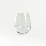 Grand Canyon Prickly Pear Etched Stemless Wine Glass Top