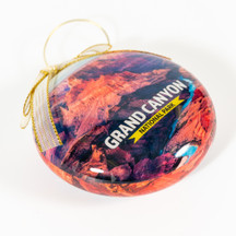 Grand Canyon Flat Round Ornament Side