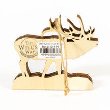 Grand Canyon Elk Layered Wood Ornament Back Grand Canyon Elk Layered Wood Ornament Back