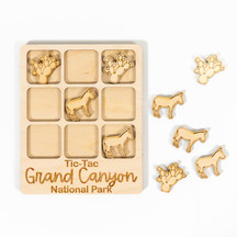 Grand Canyon Prickly Pear Tic Tac Toe Game Close Up